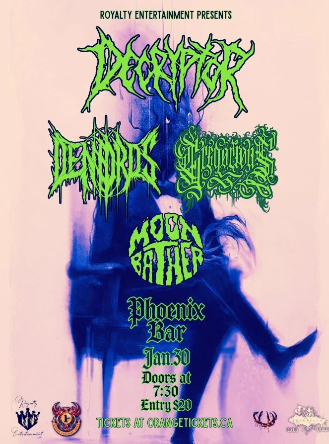 Decryptor live at The Phoenix, January 30 2026
