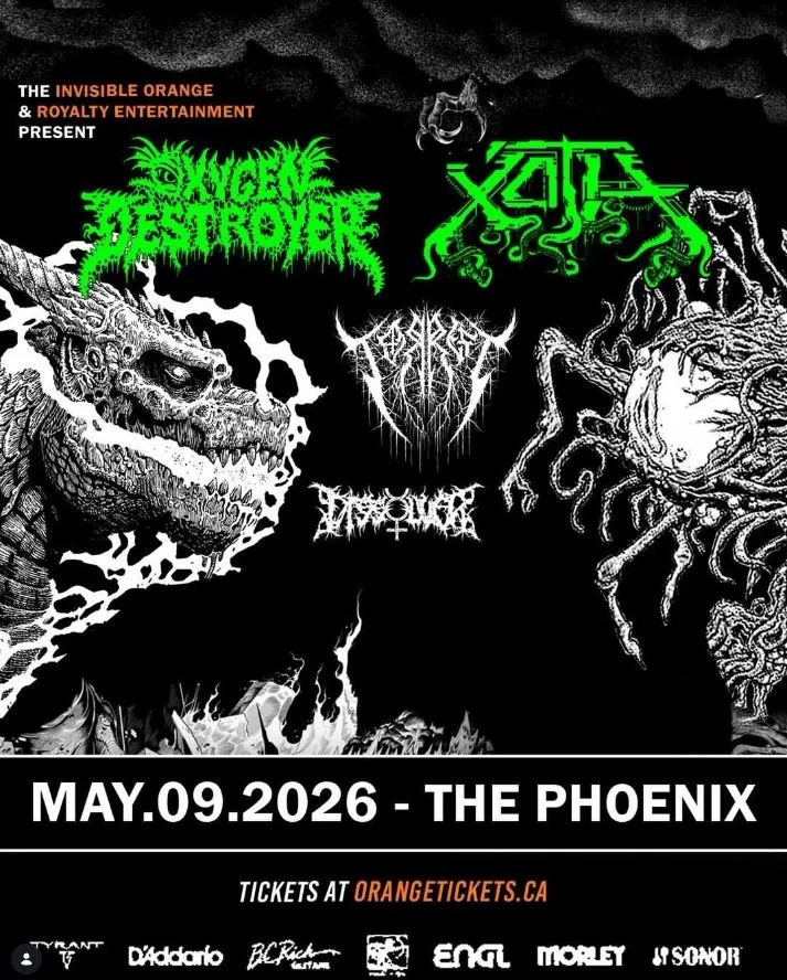 Oxygen Destroyer live at The Phoenix, May 9 2026