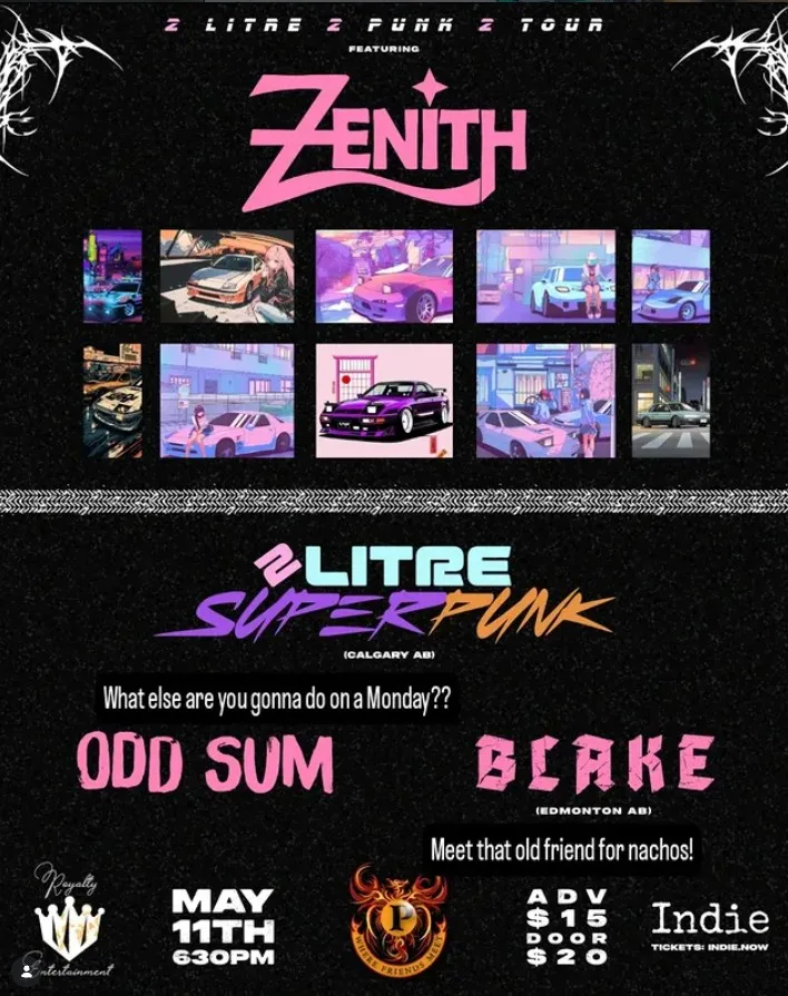 Zenith live at The Phoenix, May 11 2026
