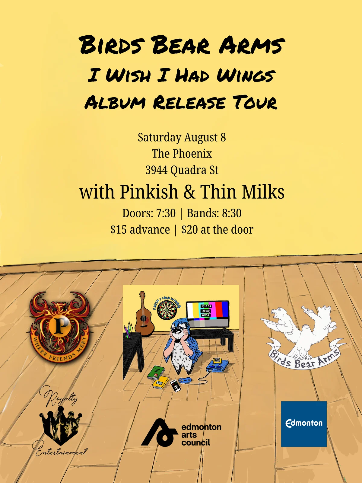 August 8 Birds Bear Arms Show