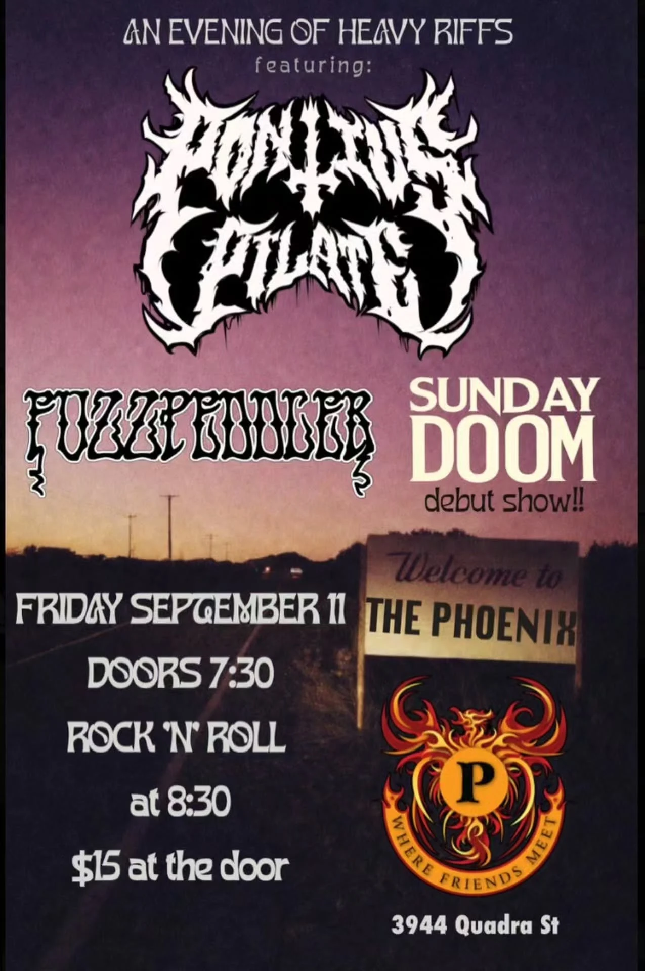September 11 Pontius Pilate Show