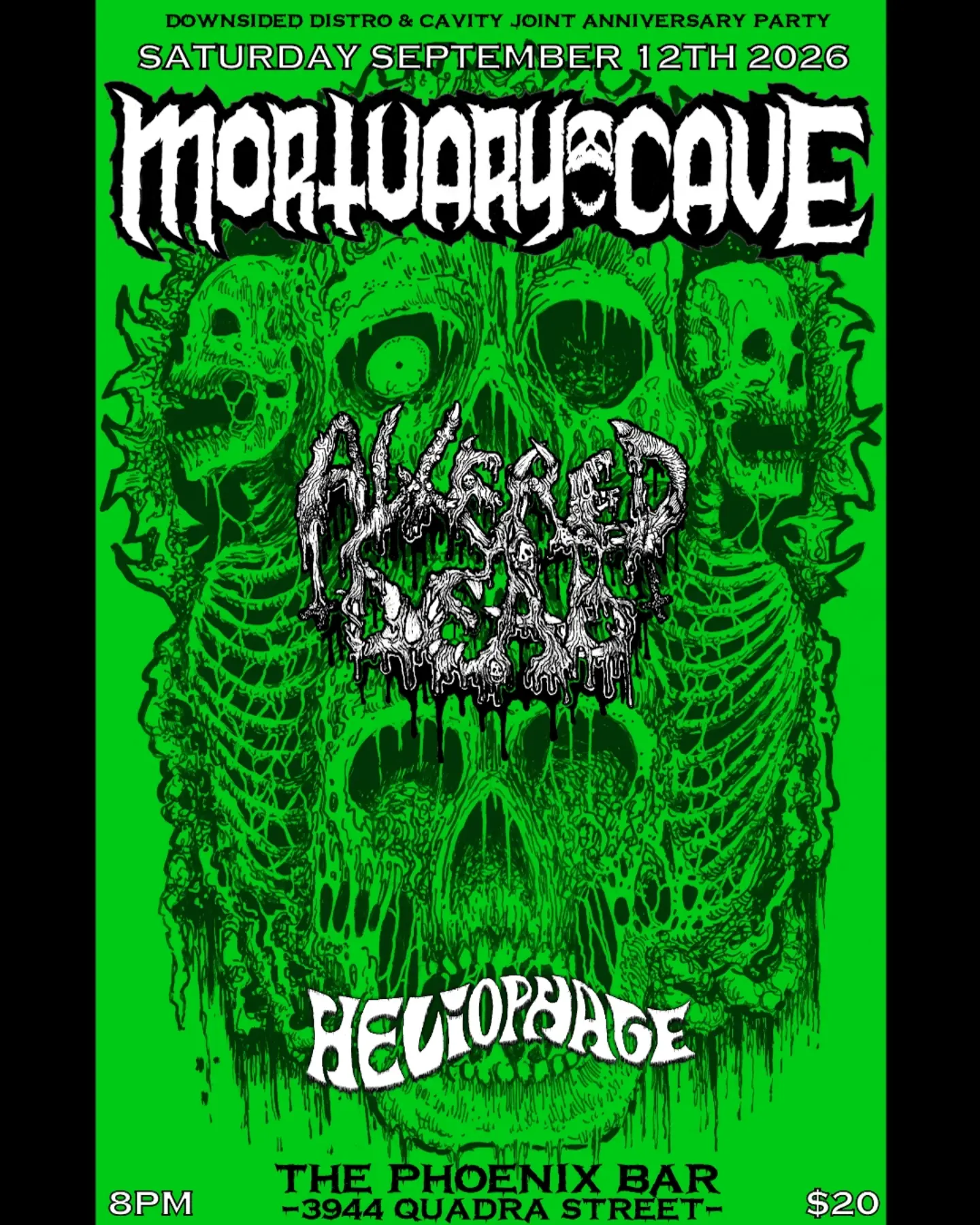 Mortuary Cave live at The Phoenix, September 12 2026